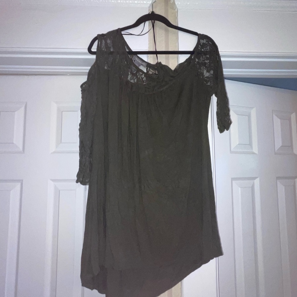 Cold shoulder blouse